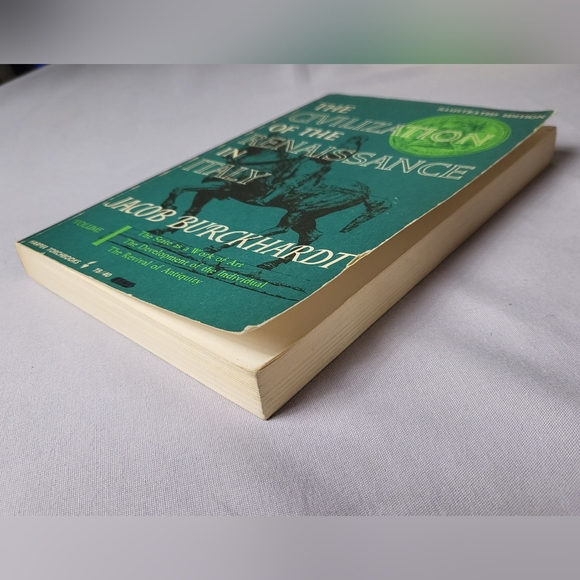 The Civilization of the Renaissance in Italy by Jacob Burckhardt Vol 1 book GUC - Picture 3 of 3